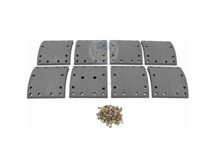 TWD Spare Parts - replaces Brake Lining replaces Iveco 02991906, WVA 19384/19385