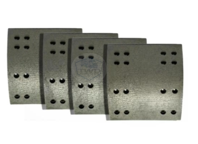 TWD Spare Parts - replaces 1808184, 0682849, DF/32/33/1 Brake Lining S.0.8 Randon