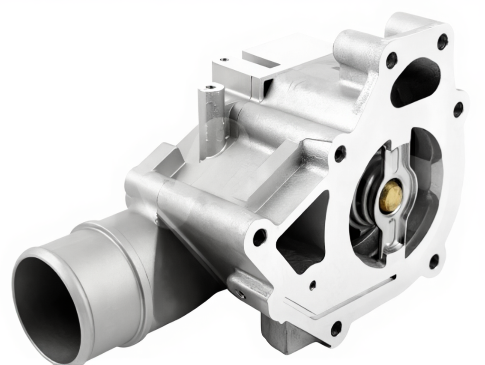 TWD Spare Parts replaces Thermostat Housing, Iveco 504238777 Powerstar Eurotech Eurostar Stralis